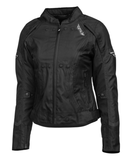 [477-7040M] Jacket Butane para Mujer, Talla M, Negro, 477-7040M-FLY