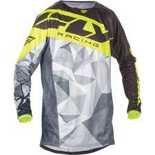 JERSEY KINETIC GRIS-NEGRO-AMARILLO, 370-520X- FLY