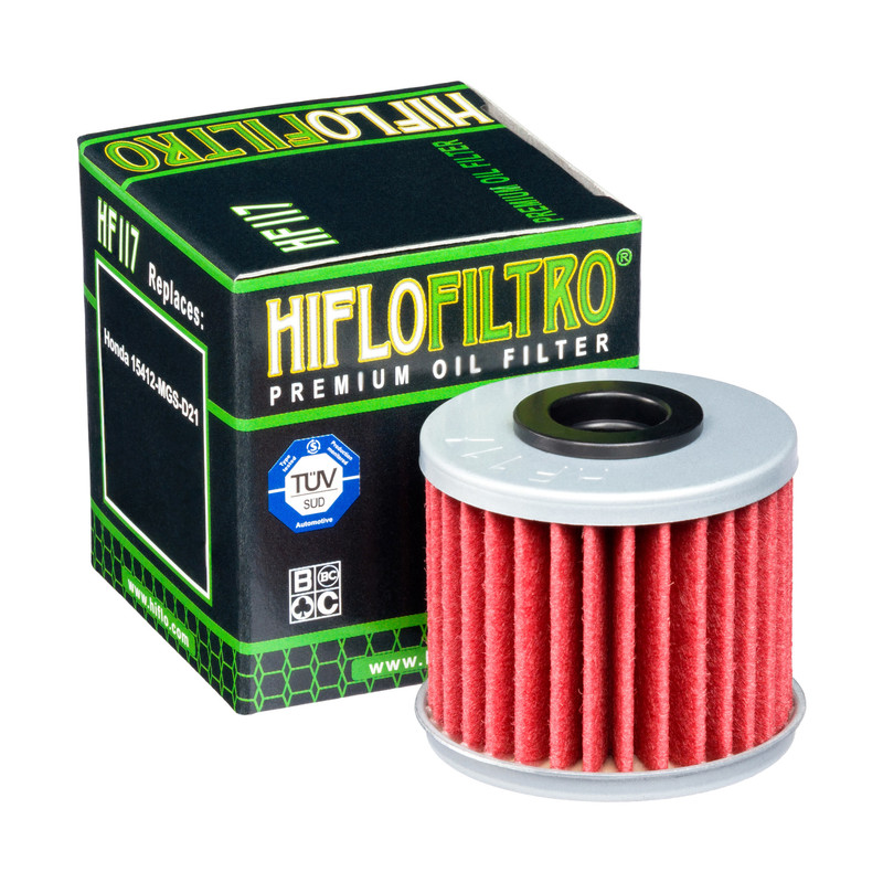 Filtro Aceite Honda Gold Wing 1800/ Pioneer 1000  HF117, 0712-0507 - Hiflofiltro