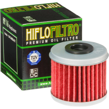 Filtro Aceite, Honda CRF450-TRX450, HF116 - Hiflofiltro
