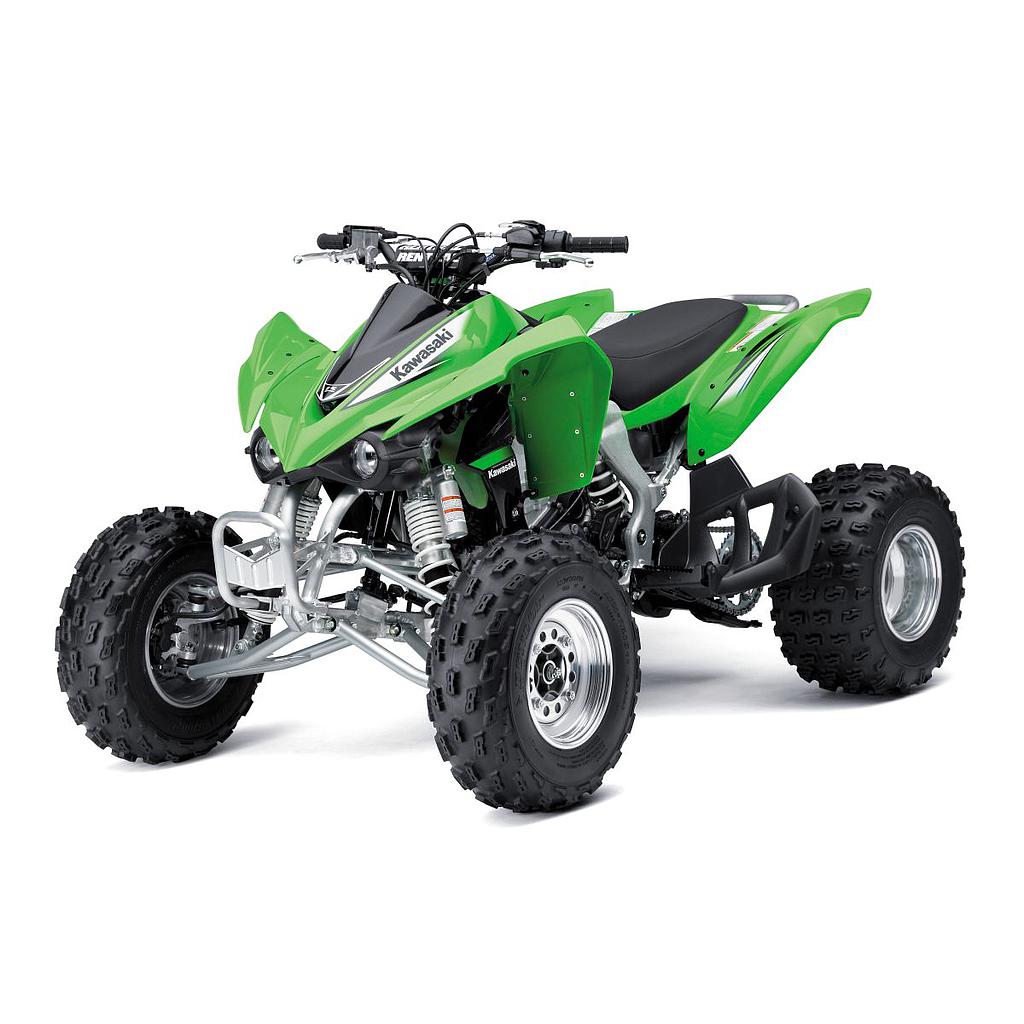 ATV 09 Kaw.KFX450R Negro-Verde Escala 1:12  Oak Hills   