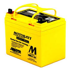 Batería AGM, MBU1-35 - Motobatt
