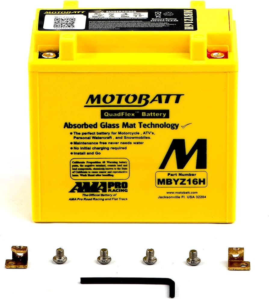 Batería QuadFlex AGM MBYZ16H - Motobatt