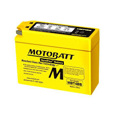 [MBT4BB] Batería AGM 2.5 AH 40CCA YT4B-BS, MTB4BB - Motobatt