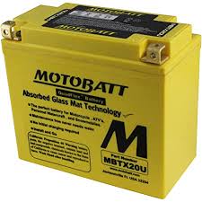 [MBTX20U] Bateria Quadflex AGM 12V  21.0 AH MBTX20U  -Motobatt