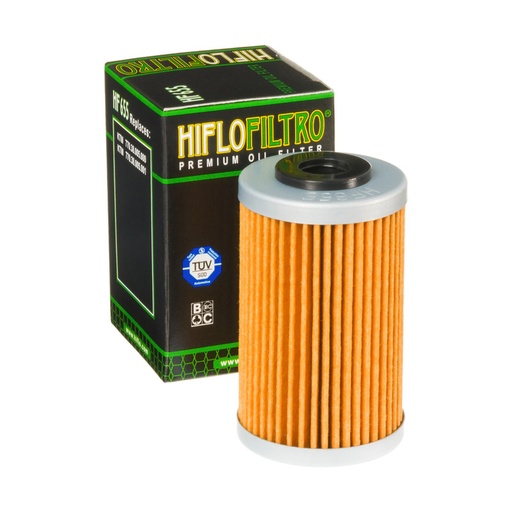 [HF655] Filtro Aceite HF655 2007 KTM 690 Supermoto R  Primer Filtro Hiflofiltro
