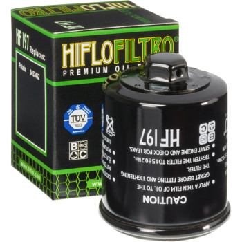 [0712-0117] Filtro Aceite, Polaris Sawtooth 200/ Phoenix 200, HF197 - Hiflofiltro