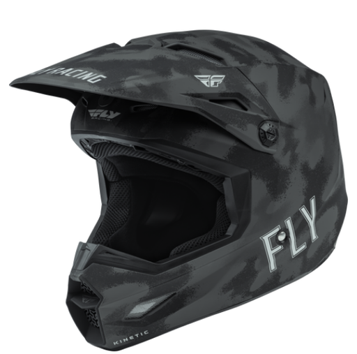 [73-3316YM] Casco Kinetic S.E. TacTic, Gris/Mate, Talla YM, 73-3316YM - FLY
