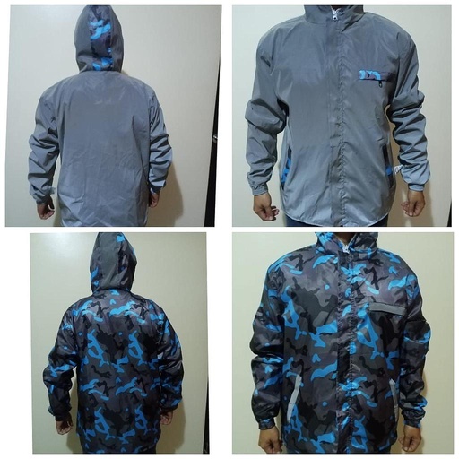 [10001CAMUAZ-L] Jacket Reversible Camuflado-Azul L, 10001CAMUAZ-L  -  Sam Design