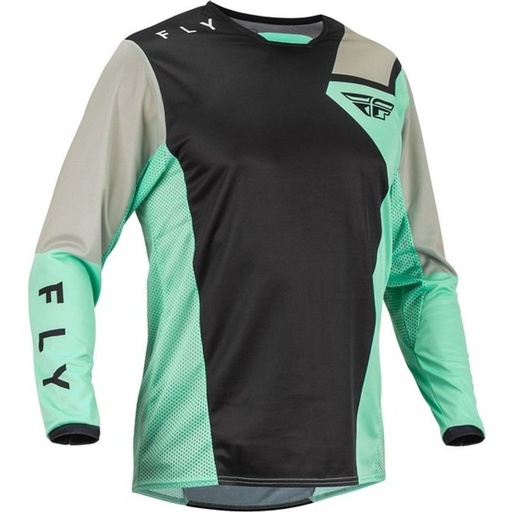 [376-520S] Jersey Kinetic Jet Negro/ Menta/ Gris S, 376-520S - Fly