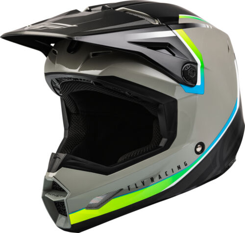 [73-8650M] Casco Kinetic Vision Gris/ Negro M, 73-8650M - Fly