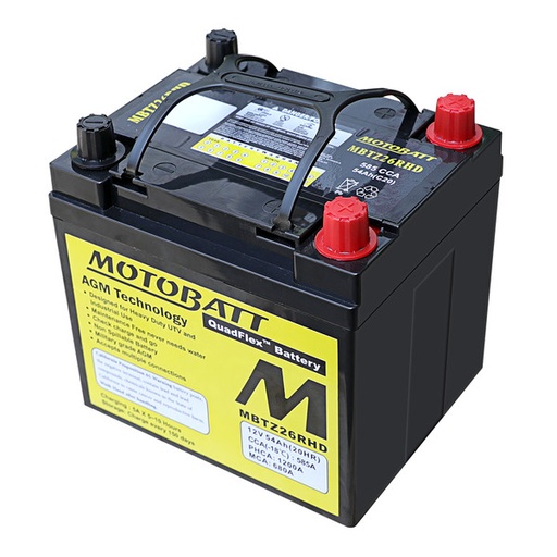 [MBTZ26RHD] Bateria Quadflex AGM, MBTZ26RHD - Motobatt