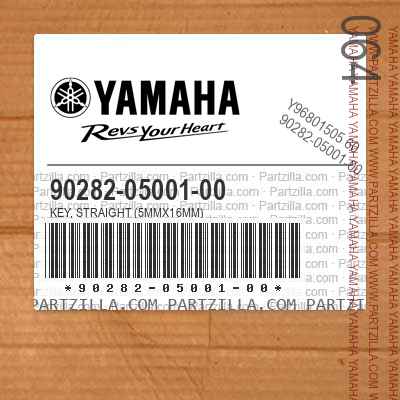 [90282-05001-00] Llave Recta TTR125/ YZ85, 90282-05001-00  - Yamaha