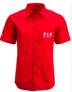 [352-6215M] Camisa Pit Rojo M, 352-6215M  - Fly