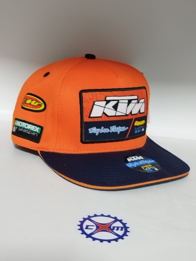 [46772KTM-NA] Gorra KTM Troy Lee Naranja-Azul 46772KTM-NA - Cap Racing