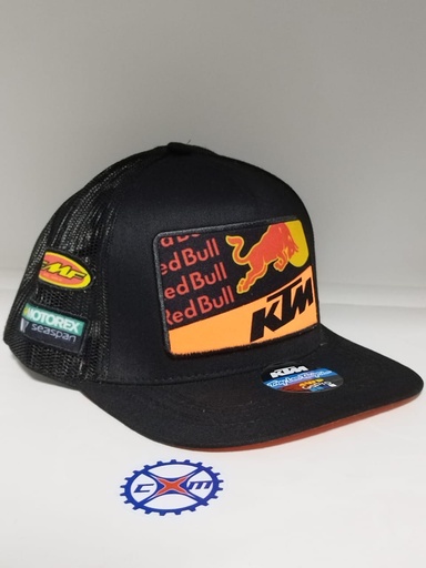 [46772KTMRB-NN] Gorra KTM Red Bull Negro/Naranja 46772KTMRB-NN - Cap Racing